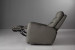 Demo - Prescott Leather Motion Recliner-Grey Demo Clearance - 3