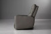 Demo - Prescott Leather Motion Recliner-Grey Demo Clearance - 4
