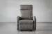 Demo - Benton Leather Rocker Recliner - Grey Demo Clearance - 2