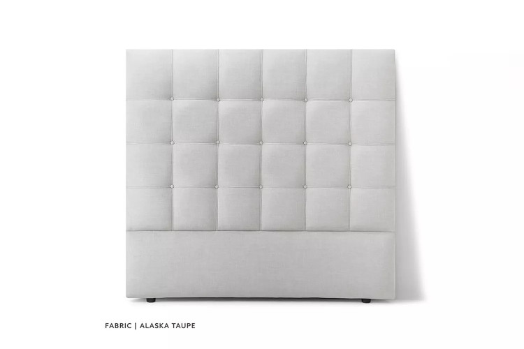 Demo - Ariella Headboard - Queen - Alaska Taupe Demo Clearance - 1