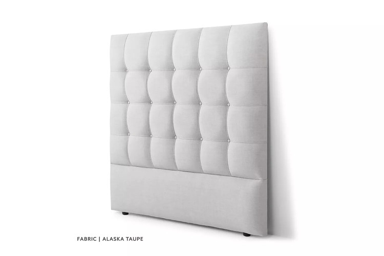 Demo - Ariella Headboard - Queen - Alaska Taupe Demo Clearance - 1