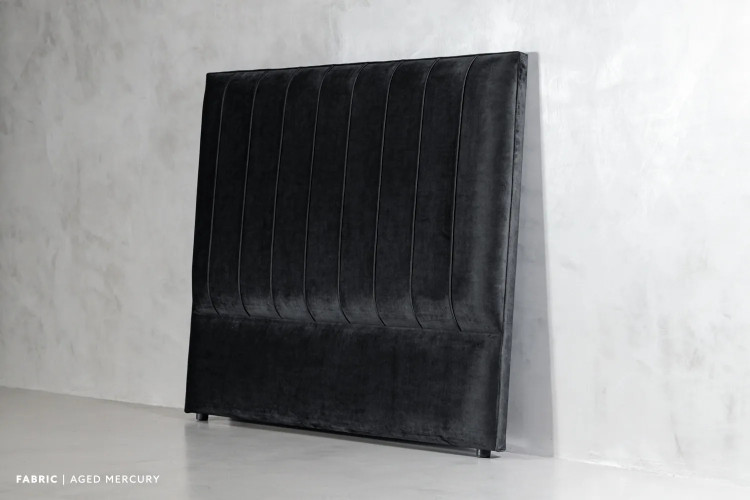 Demo - Harlem Headboard - King - Aged Mercury Demo Clearance - 1