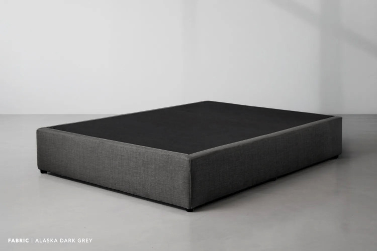 Zoey Bed Base - Queen - Alaska Dark Grey Bed Bases - 1