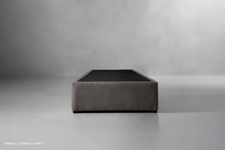 Zoey Bed Base - Single - Everest Grey Bed Bases - 1