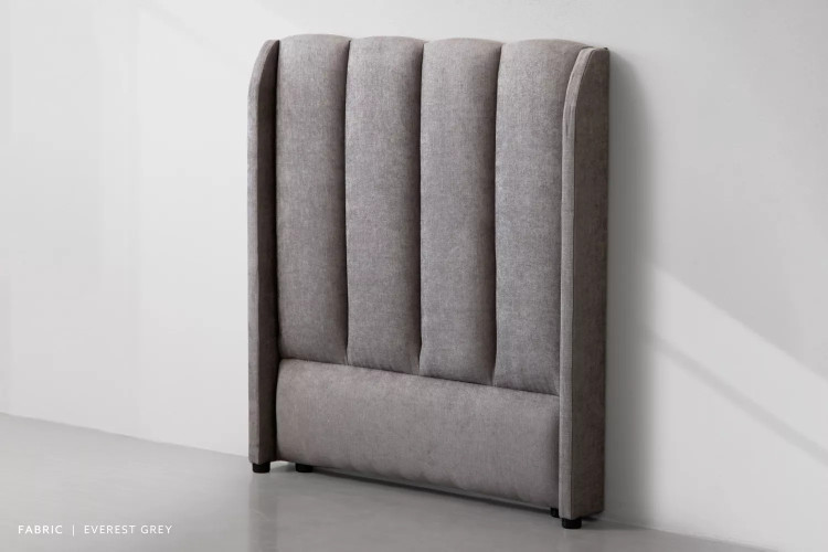 Demo - Corina Headboard - Single - Everest Grey Demo Clearance - 1