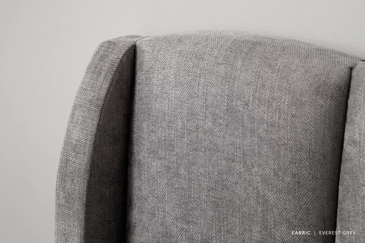 Demo - Corina Headboard - Single - Everest Grey Demo Clearance - 1