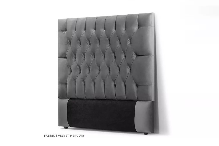 Demo - Catherine Headboard - Queen - Velvet Mercury Demo Clearance - 1