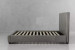 Demo - Sienna Leather Bed - Queen - Carbon Grey Demo Clearance - 3