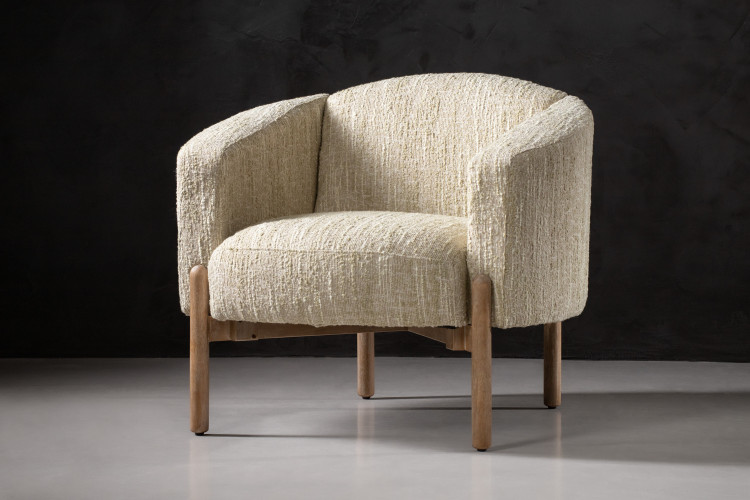 Prague Armchair - Ivory Flint Living Room Furniture - 1