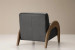 Demo - Duneveil Leather Armchair - Charcoal Demo Clearance - 3