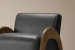 Demo - Duneveil Leather Armchair - Charcoal Demo Clearance - 4