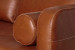 Demo - Hayden Leather Corner Couch - Burnt Tan Demo Clearance - 3