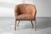 Demo - Lennon Leather Dining Chair - Tan Demo Clearance - 1