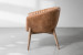 Demo - Lennon Leather Dining Chair - Tan Demo Clearance - 4