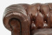 Demo - Jefferson Chesterfield 3-Seater Leather Couch - Vintage Brown Demo Clearance - 5