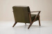 DEMO-Melrose Armchair-Leather-Olive Demo Clearance - 3