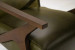 DEMO-Melrose Armchair-Leather-Olive Demo Clearance - 5