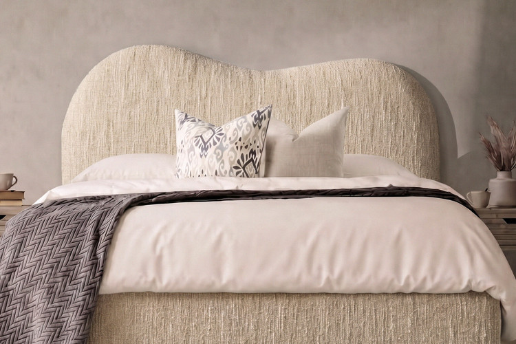 Florence Headboard - King - Ivory Flint Headboards - 1