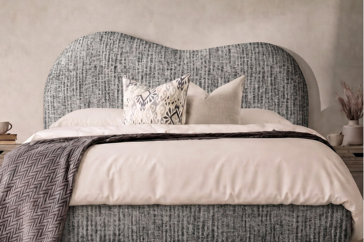 Florence Headboard - King - Steel Flint Headboards - 1