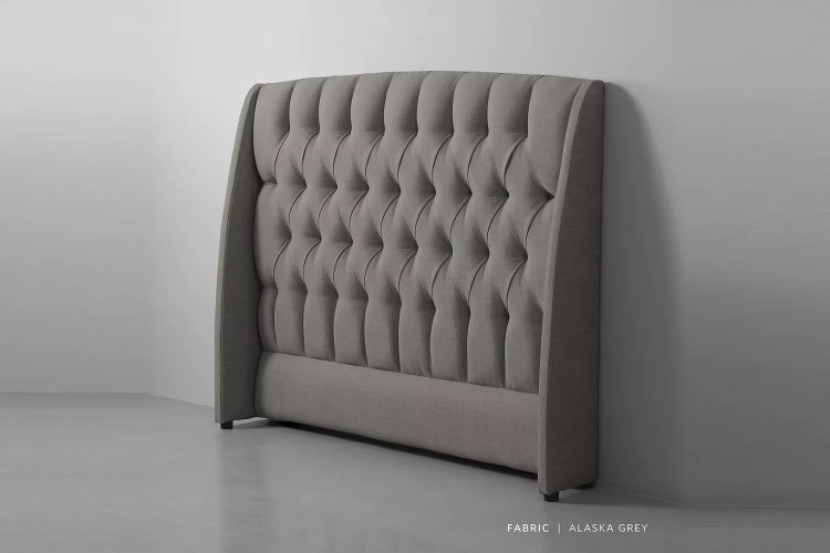 Aubrien Headboard - King - Alaska Grey King Headboards - 1