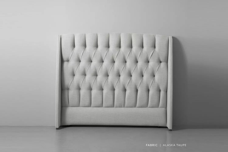 Aubrien Headboard - King - Alaska Taupe King Headboards - 2