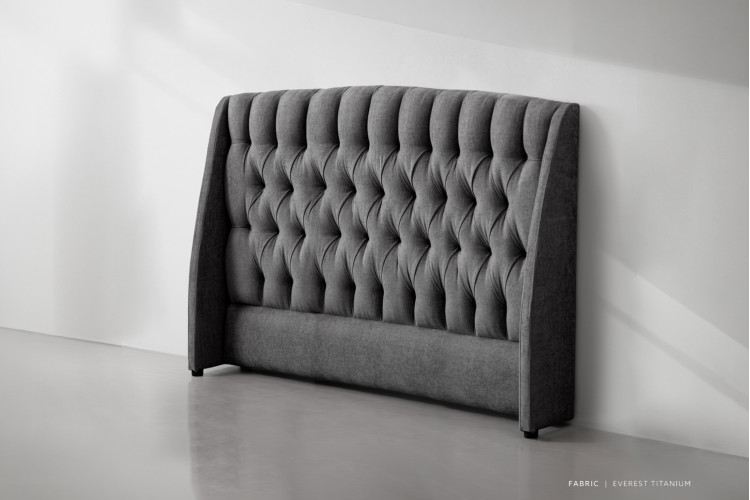 Aubrien Headboard - King - Everest Titanium King Headboards - 1