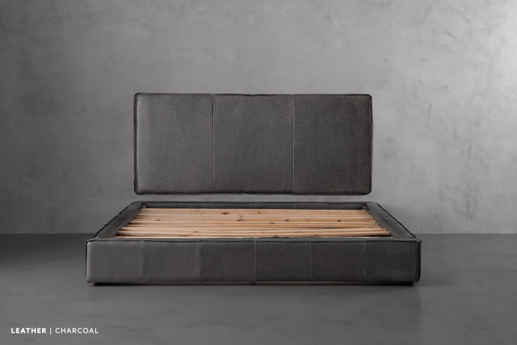 Matlock Kendrix Leather Bed - King XL King Extra Length Beds - 1