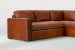 Demo - Archer Leather Corner Couch - Burnt Tan Demo Clearance - 3