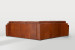 Demo - Archer Leather Corner Couch - Burnt Tan Demo Clearance - 5