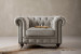 Jefferson Chesterfield Armchair - Dove Grey Armchairs & Lounge Chairs - 3