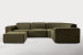 Jagger Modular - Corner Couch With Ottoman - Dawn Ivy L-Shaped & Corner Couches - 2