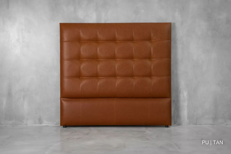 Demo - Ariella Headboard-K-Vintage Tan Demo Clearance - 1