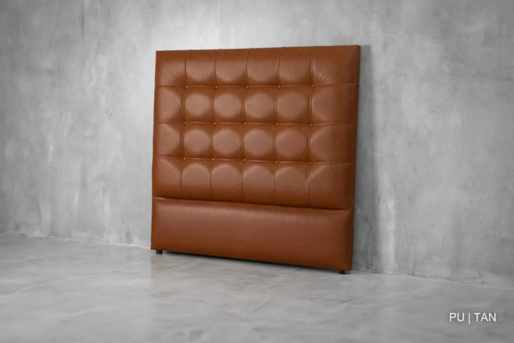 Demo - Ariella Headboard-K-Vintage Tan Demo Clearance - 1