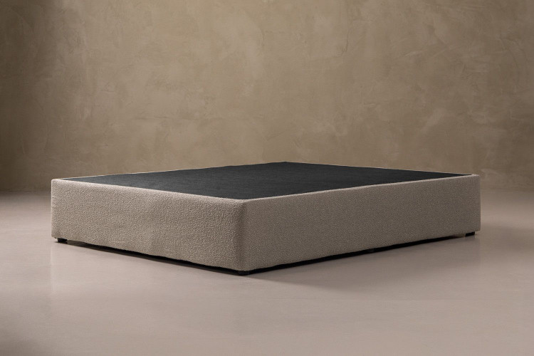 Demo - Zoey Bed Base - Double - Latte Demo Clearance - 1