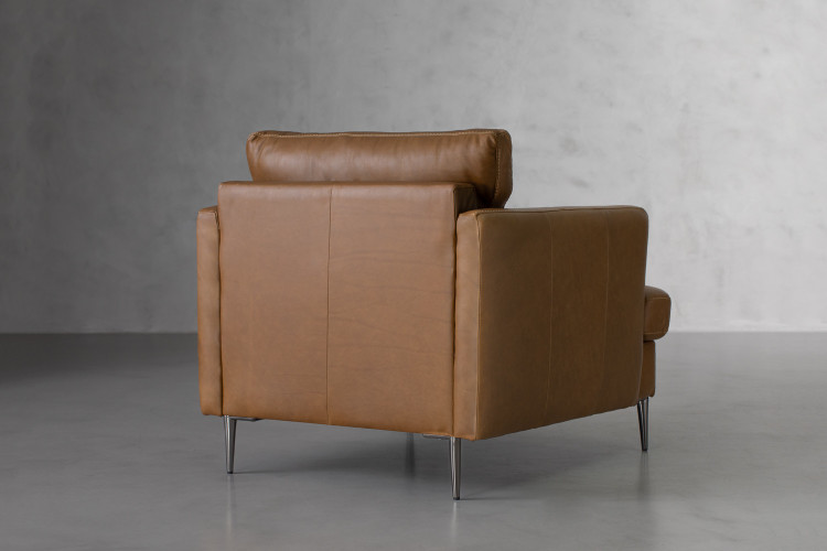Demo - Remington Leather Armchair - Sahara Demo Clearance - 1