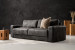 Radcliffe 4 Seater Leather Couch - Onyx Home - 3
