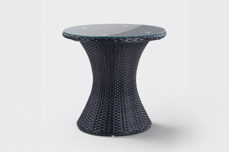Demo - Adena PE Rattan Cocktail Table - Black Demo Clearance - 1