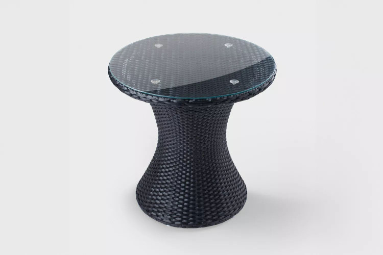 Demo - Adena PE Rattan Cocktail Table - Black Demo Clearance - 1