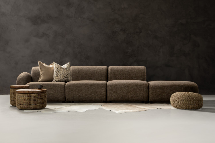 Wentworth Modular Open 4-Seater Couch - Wood Drift Couches - 1