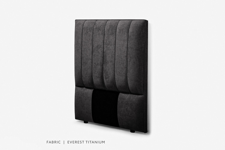 Harlem Headboard - 3/4 - Everest Titanium Headboards - 4