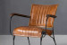 Demo - Jolie Leather Armchair - Burnt Tan Demo Clearance - 3