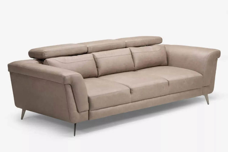 Demo - Laurence 3-Seater Couch - Sandstone Demo Clearance - 1