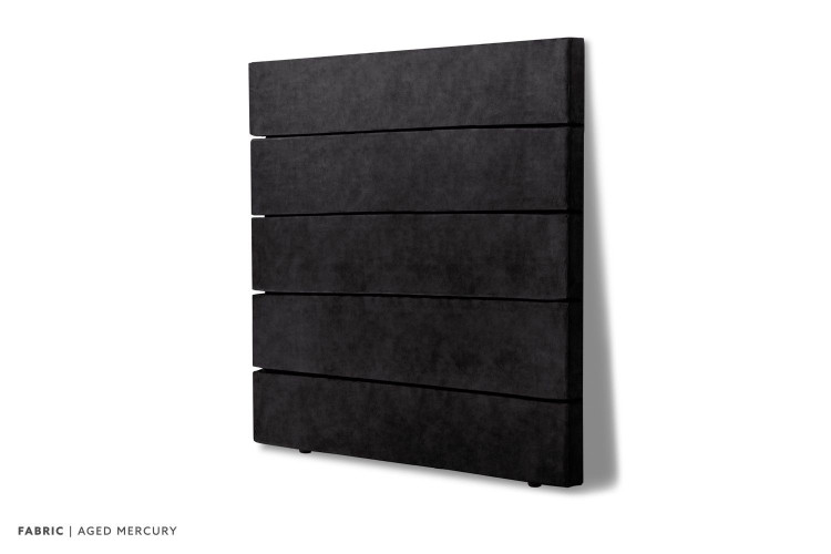 Drew Headboard - King - Aged Mercury Demo Clearance - 1