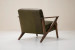 Demo - Melrose Leather Armchair - Olive Demo Clearance - 3