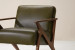 Demo - Melrose Leather Armchair - Olive Demo Clearance - 4