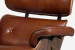 Demo - Snowden Leather Lounge Chair  - Tan Demo Clearance - 8