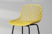 Yara Counter Bar Chair - Deep Mustard Yara Bar Chair Collection - 7
