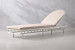 Lisbon Pool Lounger - Stone & White Patio and Outdoor Lounge Furniture - 2