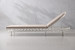 Lisbon Pool Lounger - Stone & White Patio and Outdoor Lounge Furniture - 4
