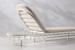 Lisbon Pool Lounger - Stone & White Patio and Outdoor Lounge Furniture - 10